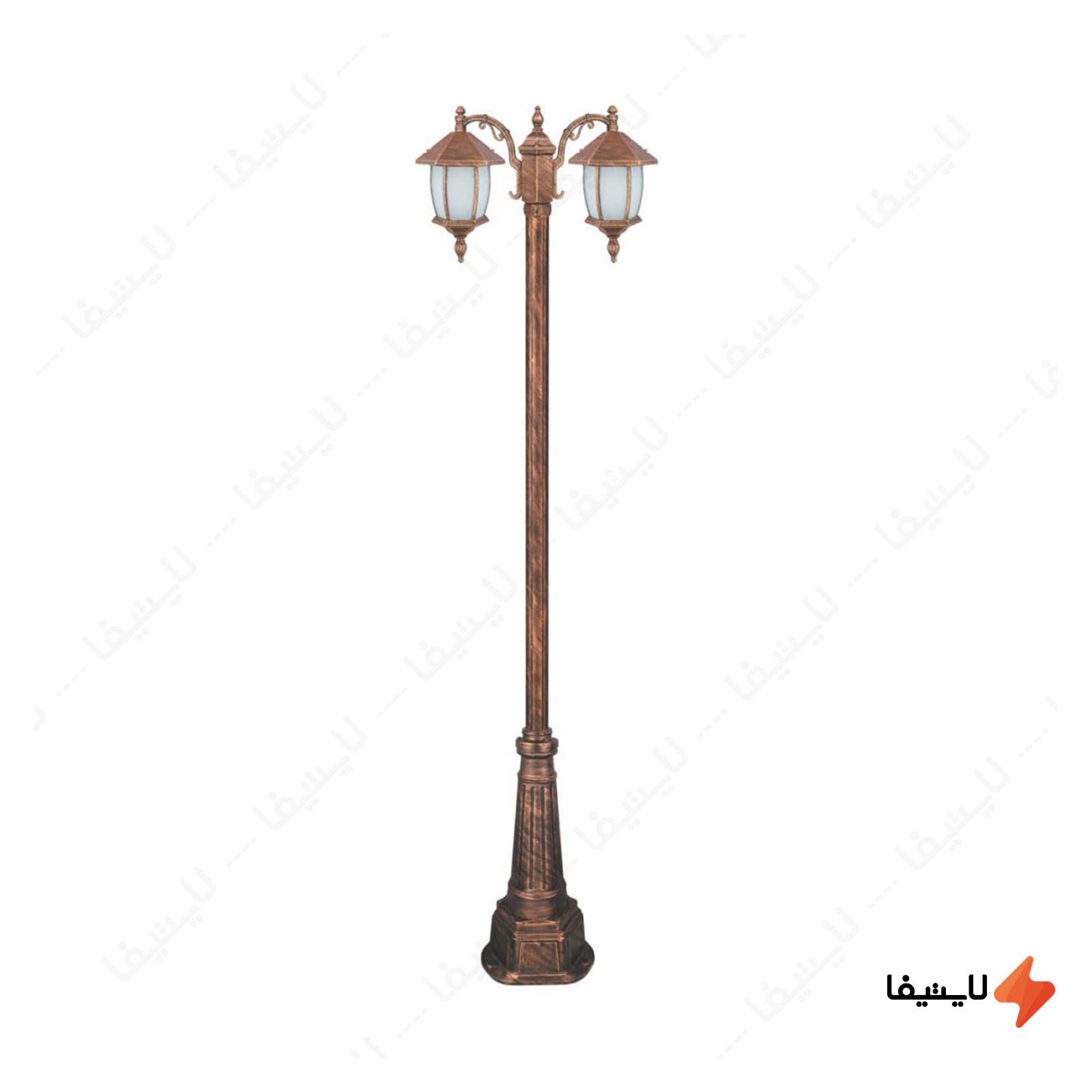 چراغ دوشاخه حیاطی و پارکی تکشیدفام چراغ-دوشاخه-حیاطی-و-پارکی-تکشیدفام-مدل-ویکتوریا-خمره-ای-کد-91215-15-8121