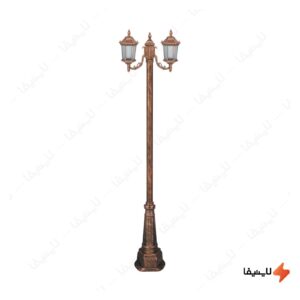 چراغ-دوشاخه-پارکی-تکشیدفام-مدل-رابو-کد-91215-16-7121