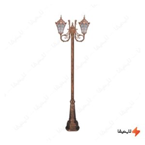 چراغ-دوشاخه-پارکی-تکشیدفام-مدل-وستا-کوچک-کد-91215-16-8823