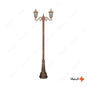 چراغ-دوشاخه-پارکی-تکشیدفام-مدل-ویسپر-کد-91215-16-7222