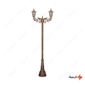 چراغ-دوشاخه-پارکی-تکشیدفام-مدل-ویسپر-کد-91215-16-7224
