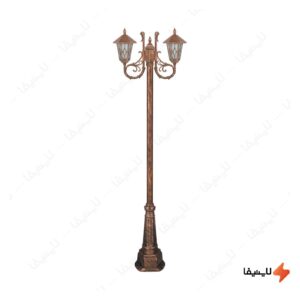 چراغ-دوشاخه-پارکی-تکشیدفام-مدل-ویکتور-کد-91215-16-7623