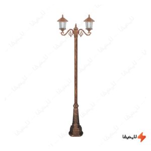 چراغ-دوشاخه-پارکی-تکشیدفام-مدل-ویکتوریا-کد-91215-16-7522