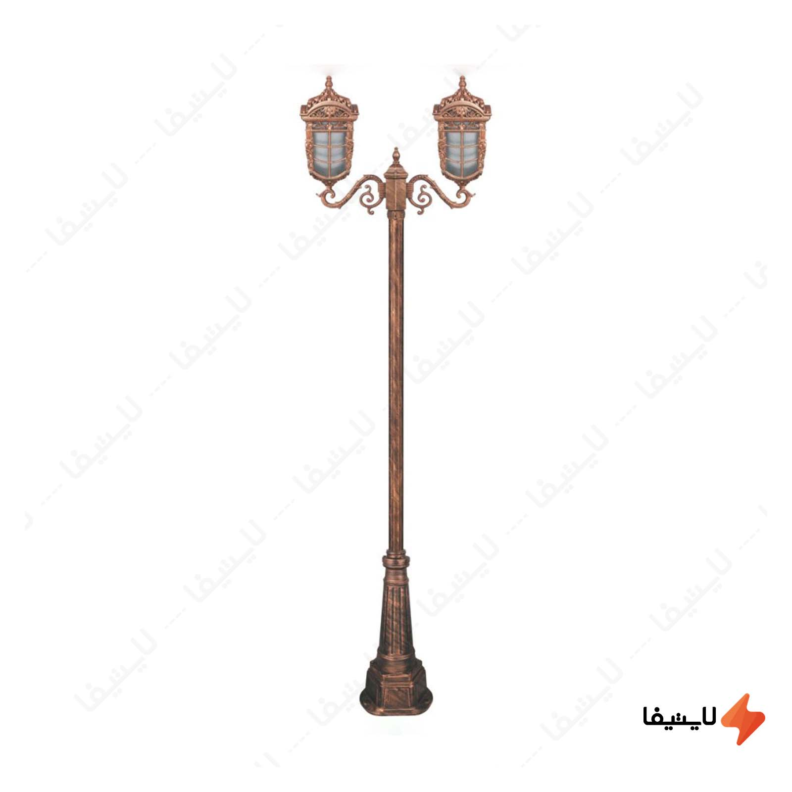 چراغ دوشاخه پارکی تکشیدفام مدل پاد چراغ-دوشاخه-پارکی-تکشیدفام-مدل-پادرا-کد-91215-16-8922