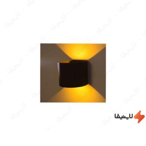 چراغ-دکوراتیو-دو-طرفه-10-وات-هلالی-دمپردار-زمرد-نور-مدل-ZNE