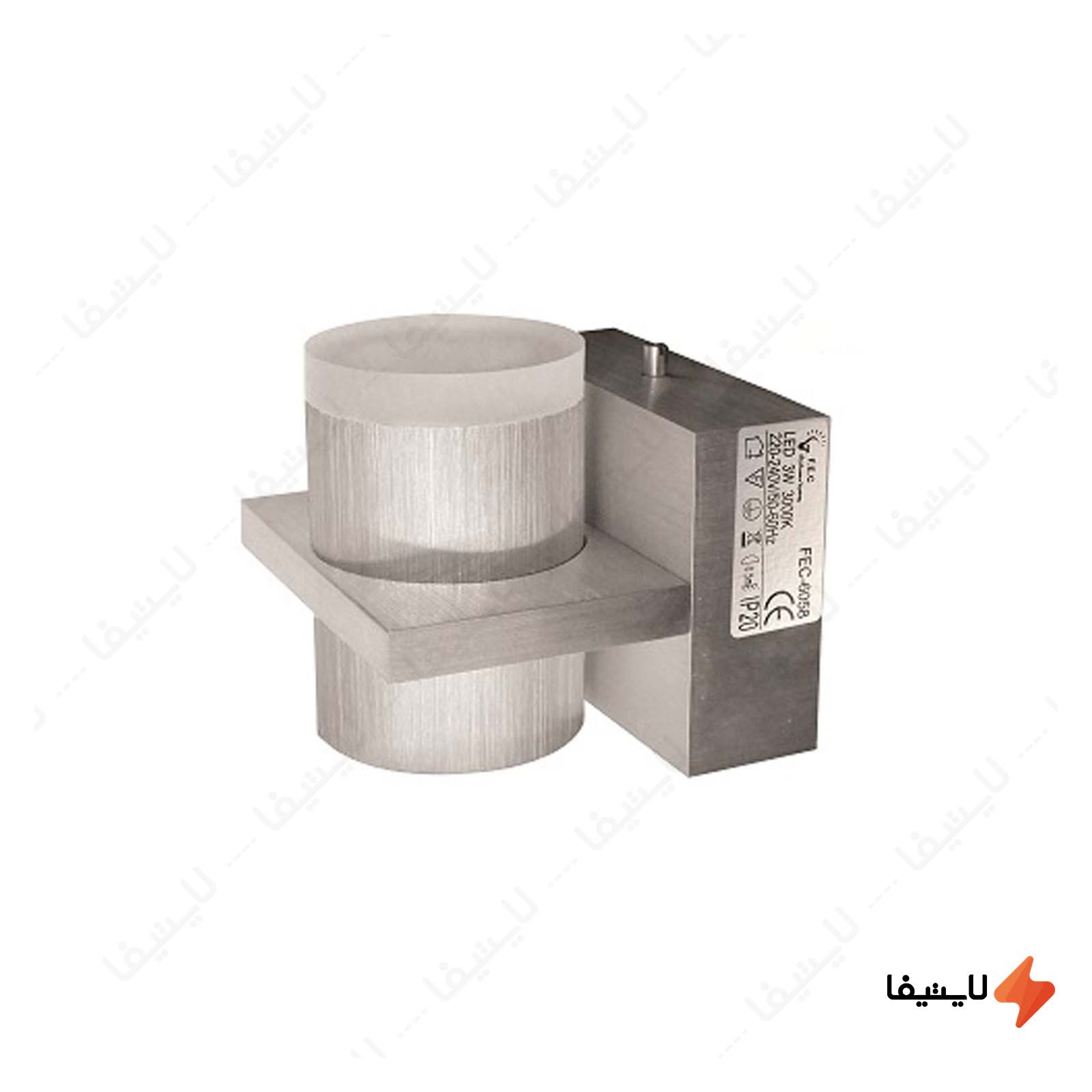 چراغ دکوراتیو دو طرفه 6 وات فاین الک چراغ-دکوراتیو-دو-طرفه-6-وات-فاین-الکتریک-FEC-6060