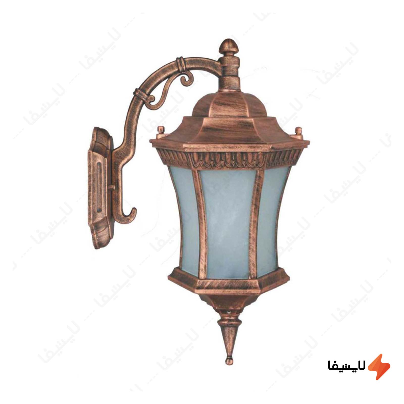 چراغ دیواری حیاطی و پارکی تکشیدفام چراغ-دیواری-حیاطی-و-پارکی-تکشیدفام-مدل-رابو-کمرباریک-کد-7801-15