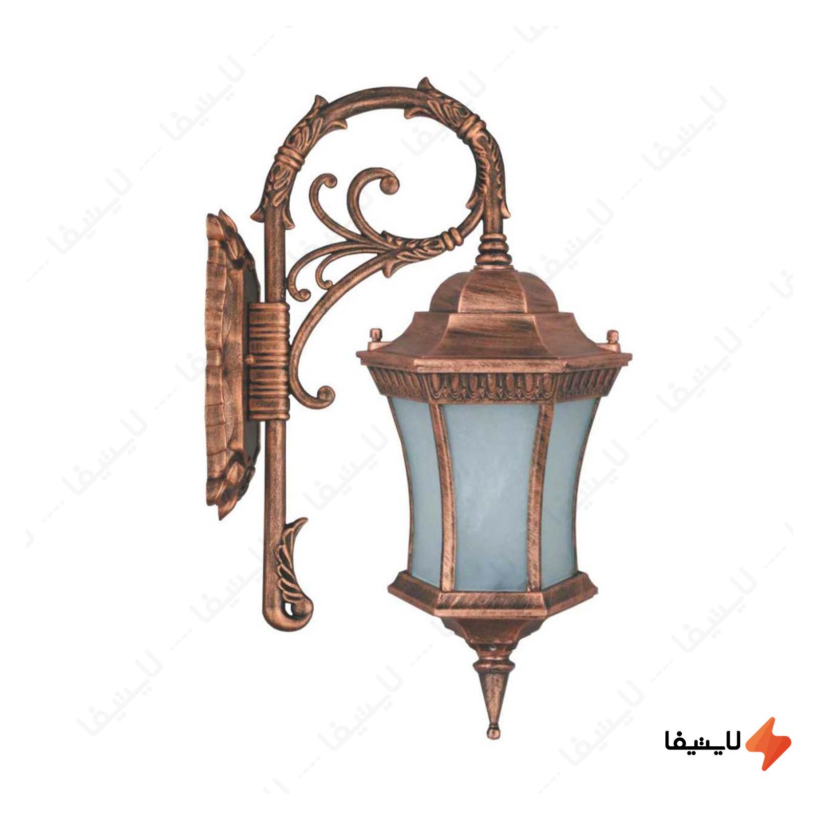 چراغ دیواری حیاطی و پارکی تکشیدفام چراغ-دیواری-حیاطی-و-پارکی-تکشیدفام-مدل-رابو-کمرباریک-کد-7803-15
