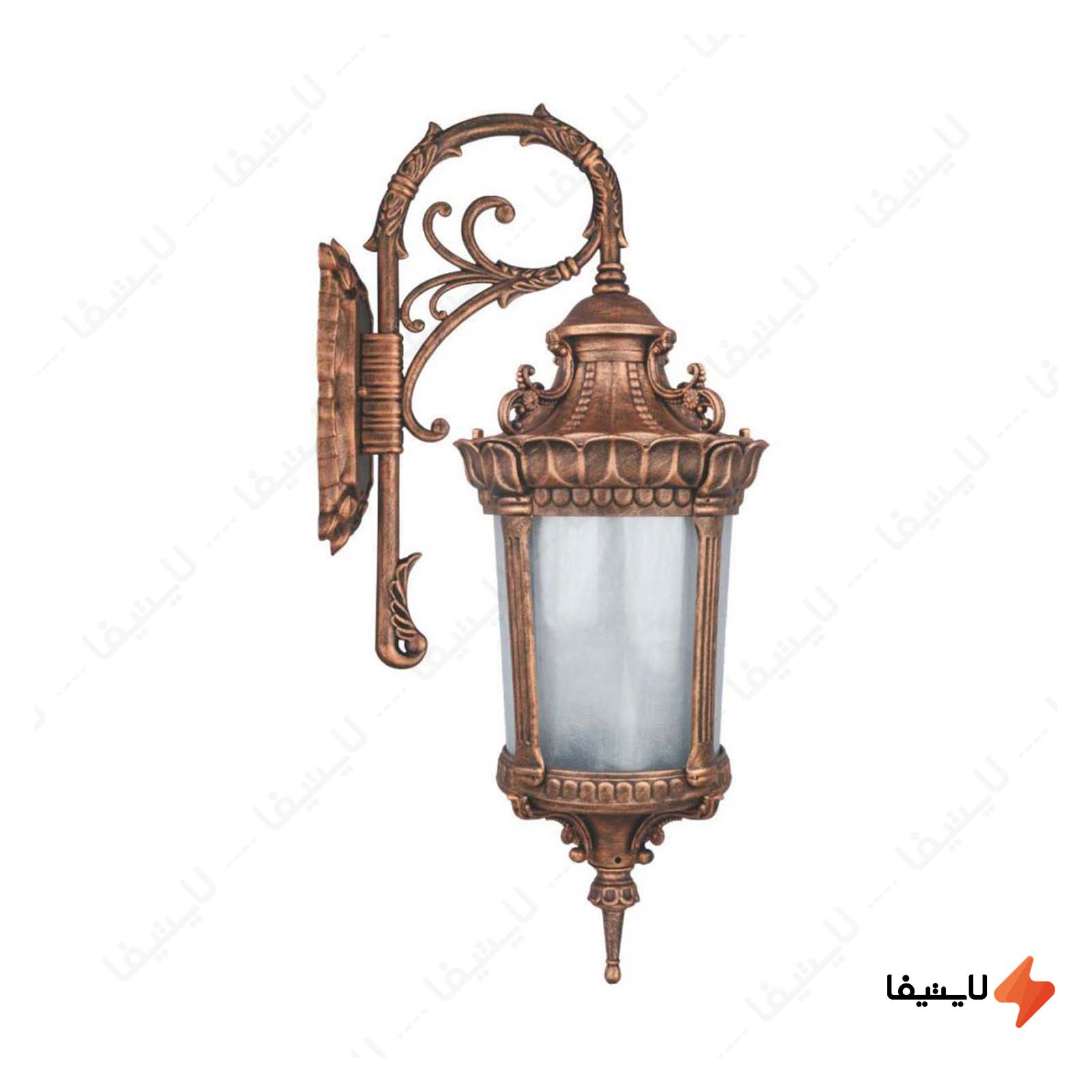 چراغ دیواری حیاطی و پارکی تکشیدفام چراغ-دیواری-حیاطی-و-پارکی-تکشیدفام-مدل-روبینا-کد-8403-15