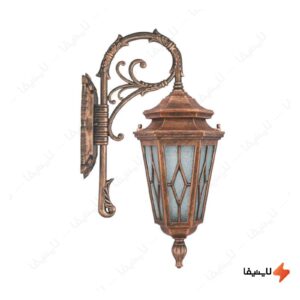 چراغ-دیواری-حیاطی-و-پارکی-تکشیدفام-مدل-معبد-ویسپر-کد-7403-15