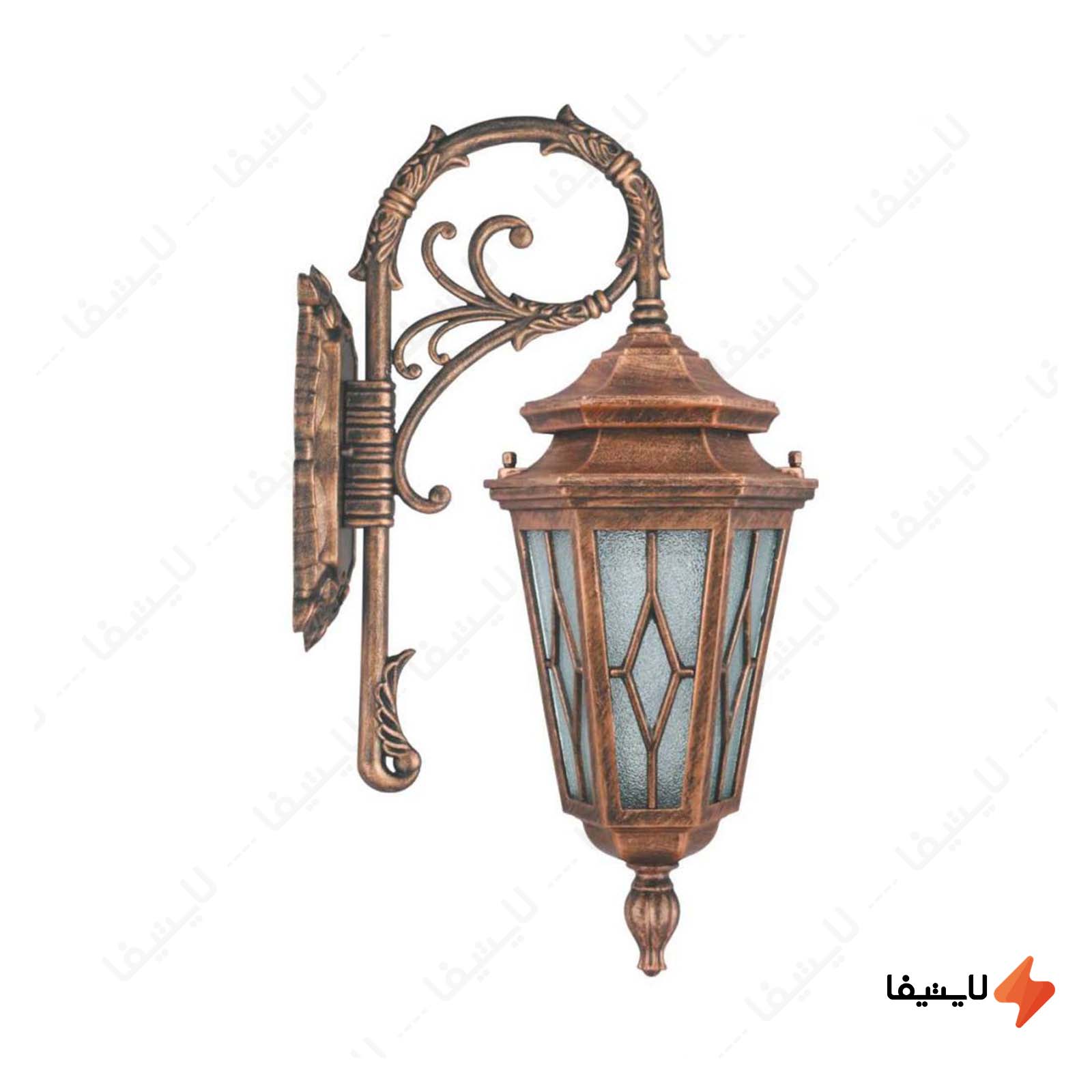 چراغ دیواری حیاطی و پارکی تکشیدفام چراغ-دیواری-حیاطی-و-پارکی-تکشیدفام-مدل-معبد-ویسپر-کد-7403-15