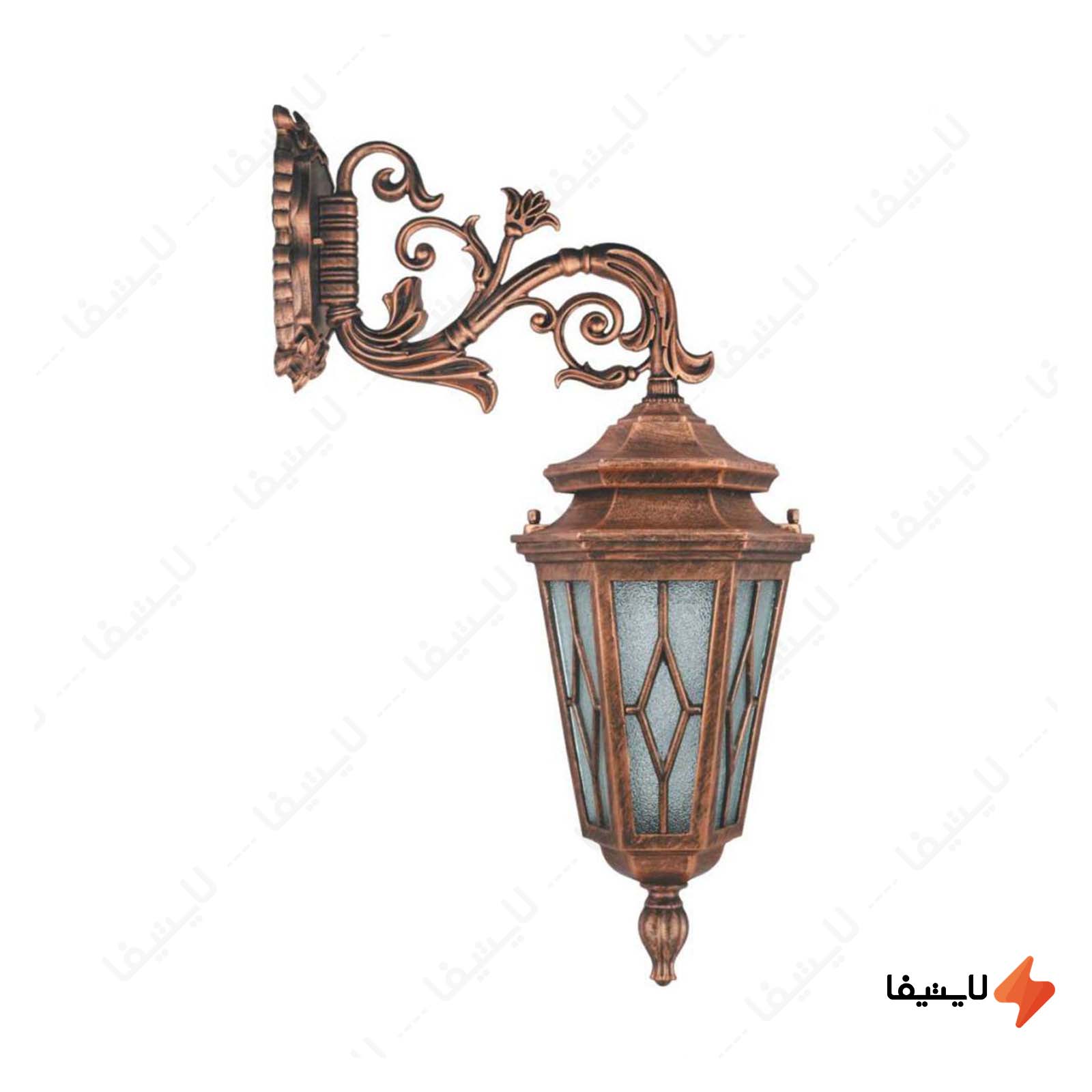 چراغ دیواری حیاطی و پارکی تکشیدفام چراغ-دیواری-حیاطی-و-پارکی-تکشیدفام-مدل-معبد-ویسپر-کد-7404-15