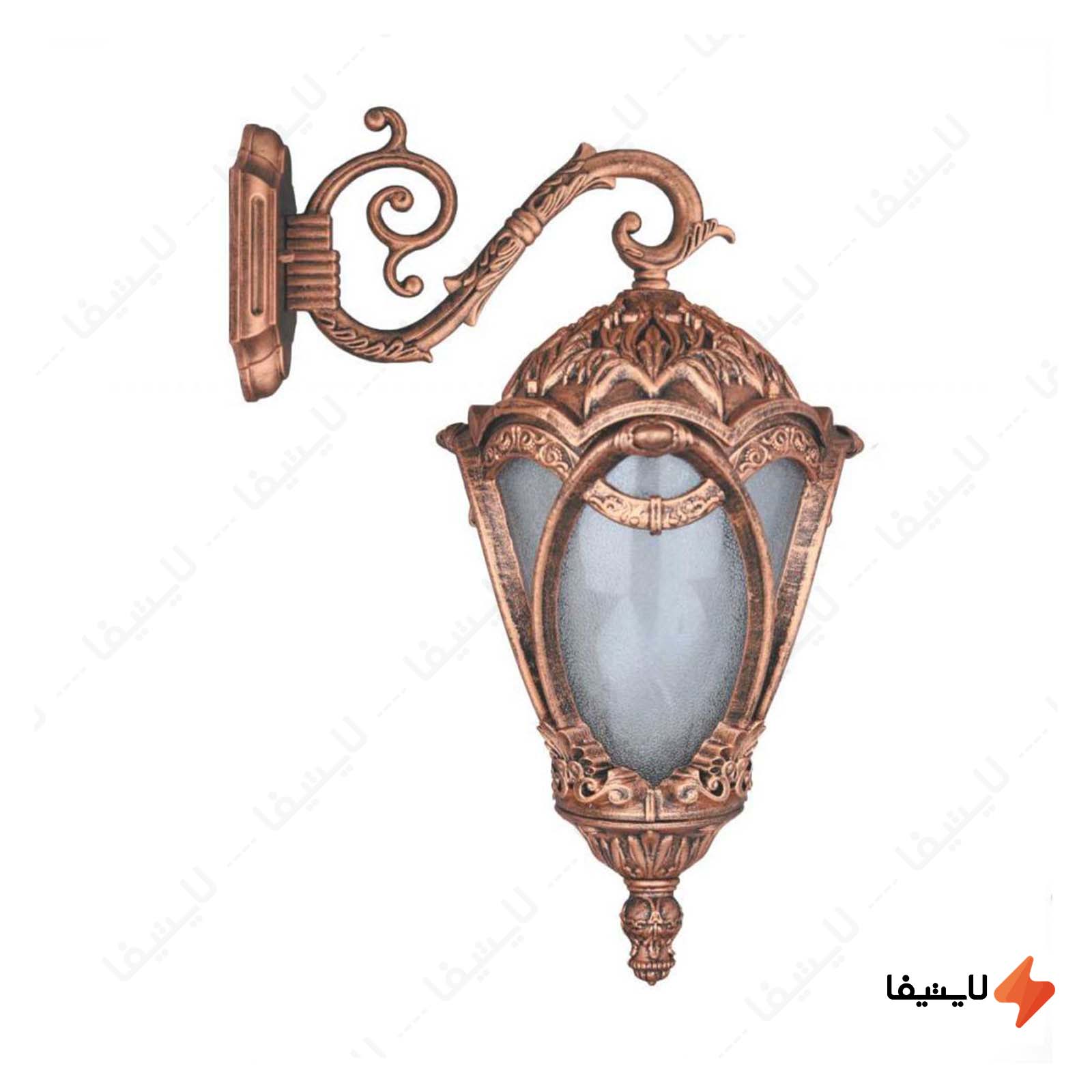 چراغ دیواری حیاطی و پارکی تکشیدفام چراغ-دیواری-حیاطی-و-پارکی-تکشیدفام-مدل-مهرگان-کد-8702-15