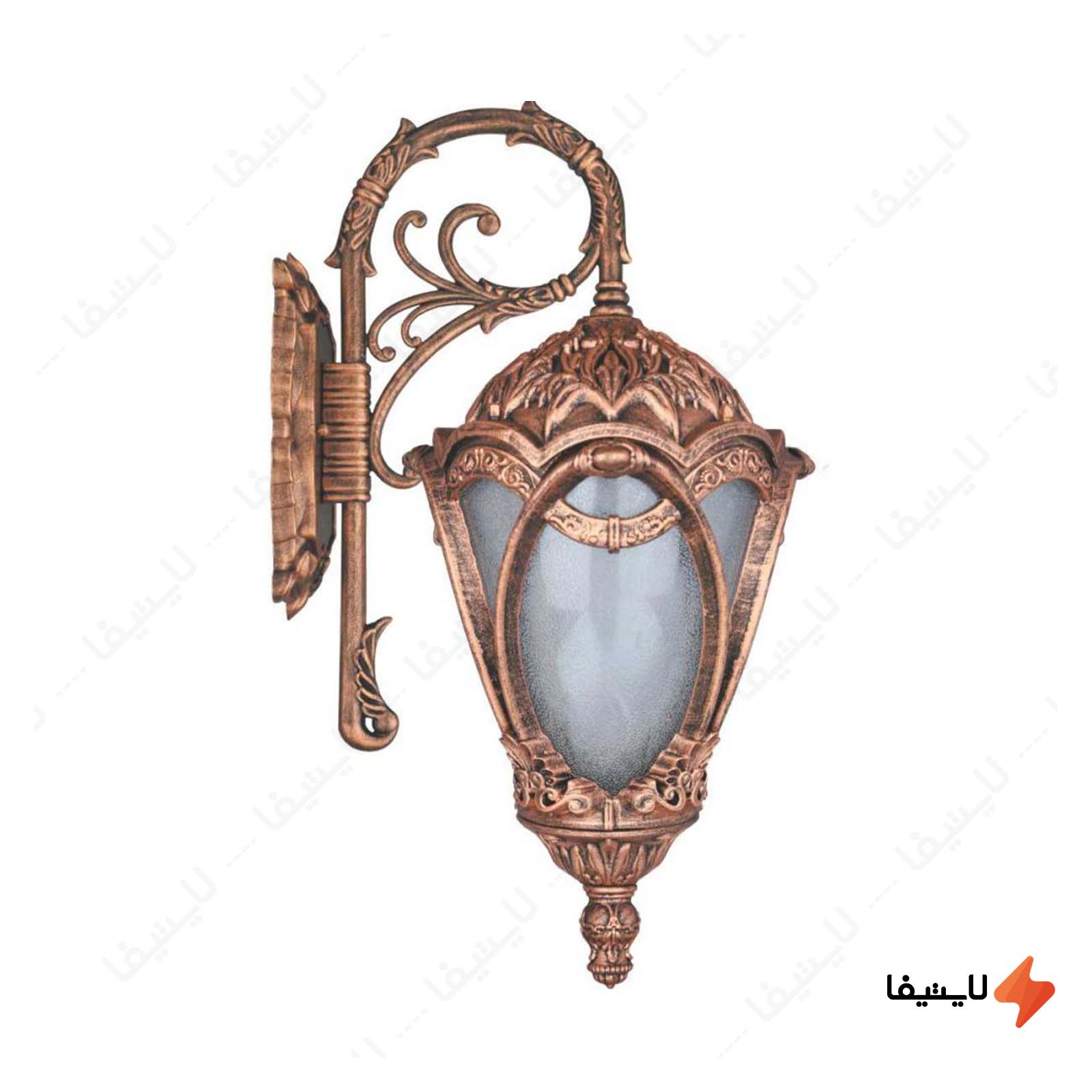 چراغ دیواری حیاطی و پارکی تکشیدفام چراغ-دیواری-حیاطی-و-پارکی-تکشیدفام-مدل-مهرگان-کد-8703-15