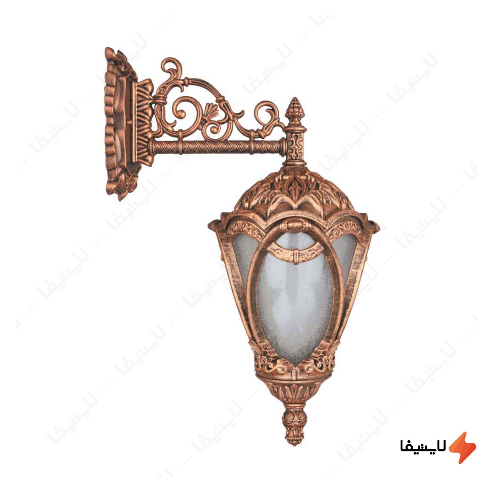 چراغ دیواری حیاطی و پارکی تکشیدفام چراغ-دیواری-حیاطی-و-پارکی-تکشیدفام-مدل-مهرگان-کد-8705-15