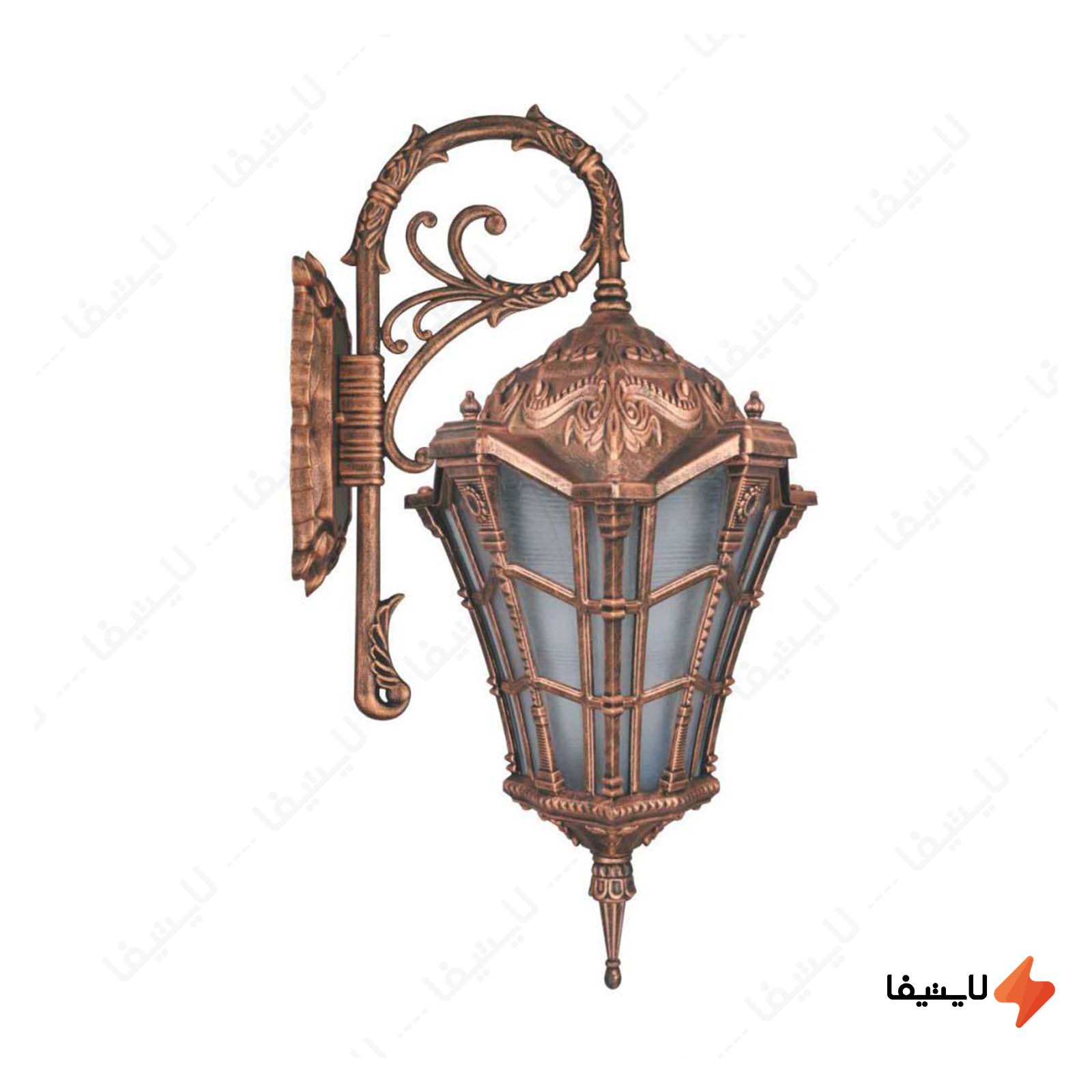 چراغ دیواری حیاطی و پارکی تکشیدفام چراغ-دیواری-حیاطی-و-پارکی-تکشیدفام-مدل-وستا-کد-8603-15