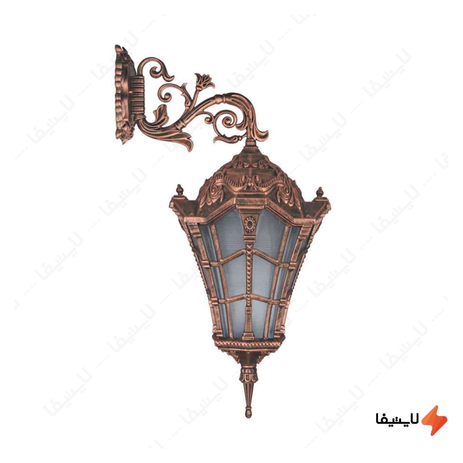 چراغ دیواری حیاطی و پارکی تکشیدفام چراغ-دیواری-حیاطی-و-پارکی-تکشیدفام-مدل-وستا-کد-8604-15