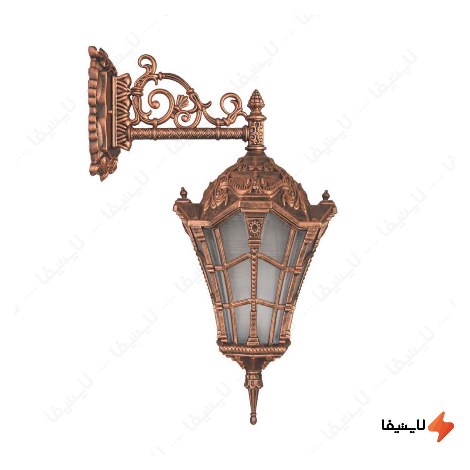چراغ دیواری حیاطی و پارکی تکشیدفام چراغ-دیواری-حیاطی-و-پارکی-تکشیدفام-مدل-وستا-کد-8605-15