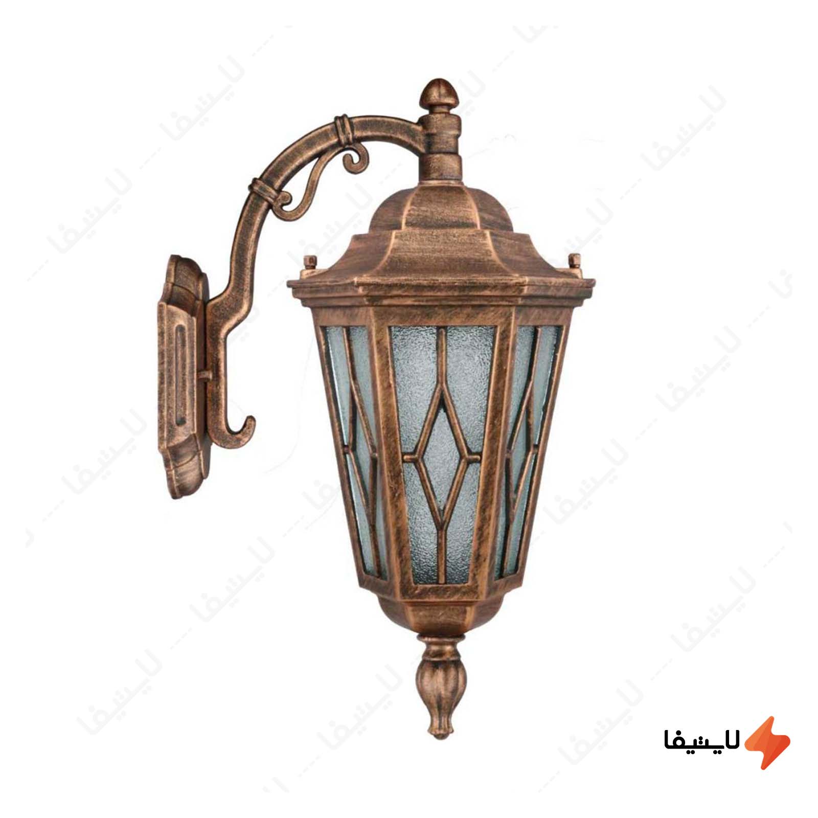 چراغ دیواری حیاطی و پارکی تکشیدفام چراغ-دیواری-حیاطی-و-پارکی-تکشیدفام-مدل-ویسپر-کد-7201-15
