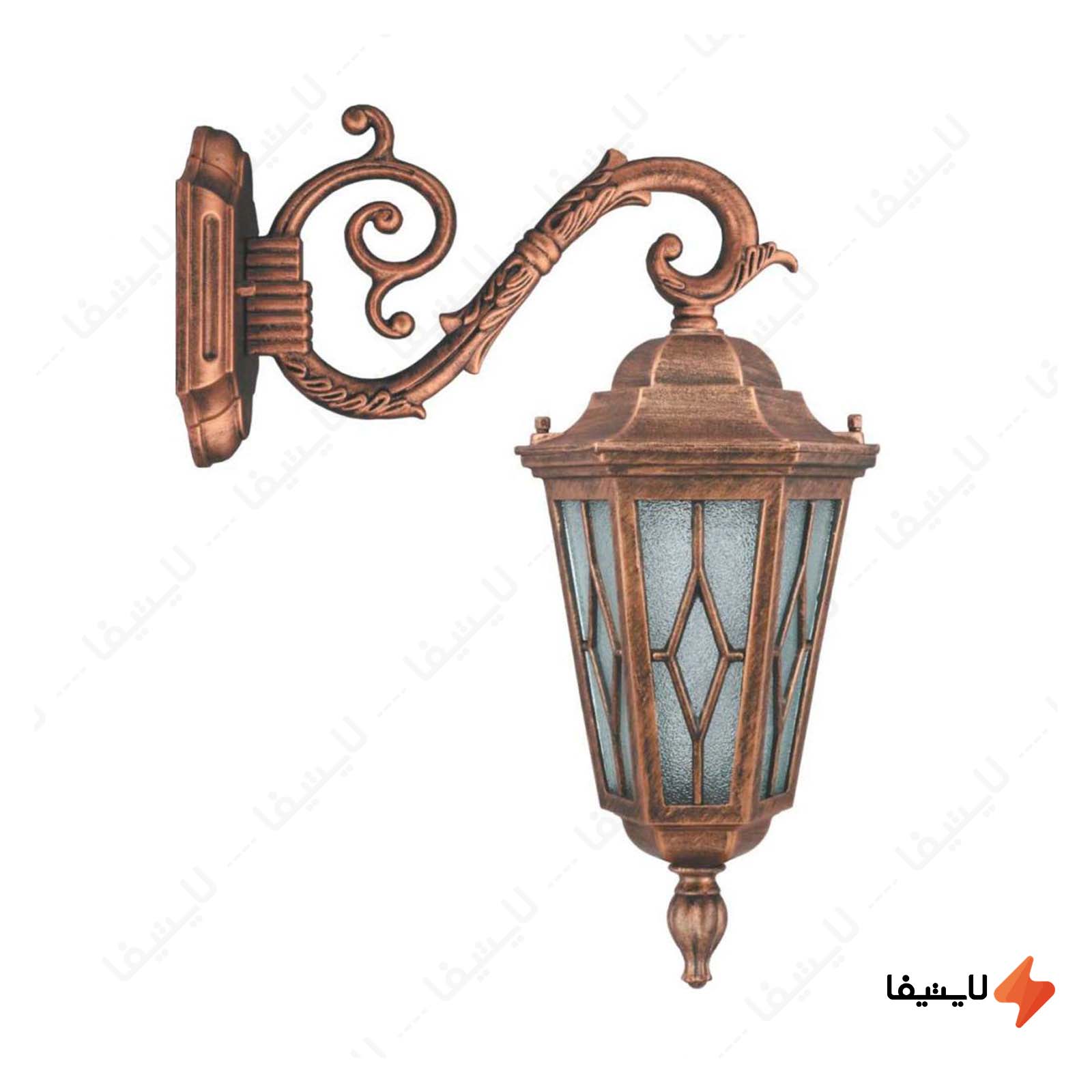 چراغ دیواری حیاطی و پارکی تکشیدفام چراغ-دیواری-حیاطی-و-پارکی-تکشیدفام-مدل-ویسپر-کد-7202-15