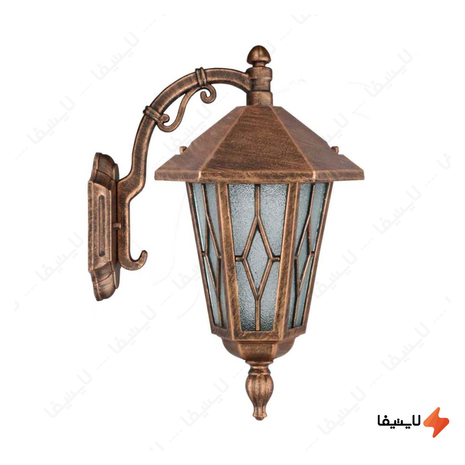 چراغ دیواری حیاطی و پارکی تکشیدفام چراغ-دیواری-حیاطی-و-پارکی-تکشیدفام-مدل-ویکتور-کد-7601-15