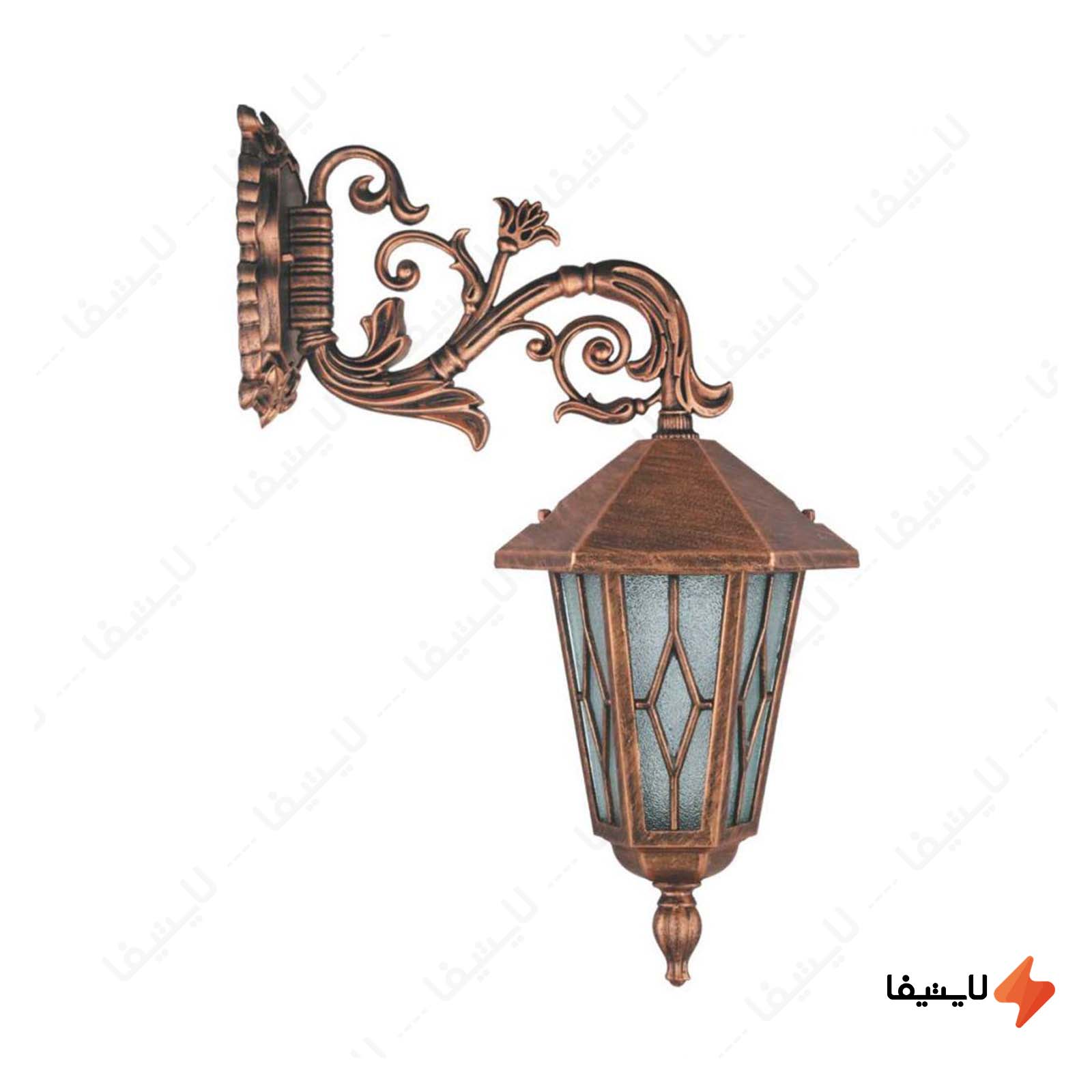 چراغ دیواری حیاطی و پارکی تکشیدفام چراغ-دیواری-حیاطی-و-پارکی-تکشیدفام-مدل-ویکتور-کد-7604-15