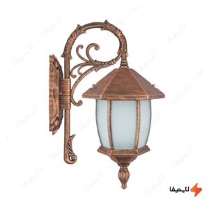 چراغ-دیواری-حیاطی-و-پارکی-تکشیدفام-مدل-ویکتوریا-خمره-ای-کد-8103-15