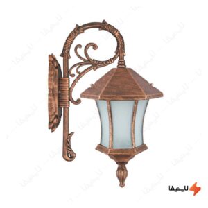 چراغ-دیواری-حیاطی-و-پارکی-تکشیدفام-مدل-ویکتوریا-کمرباریک-کد-8203-15