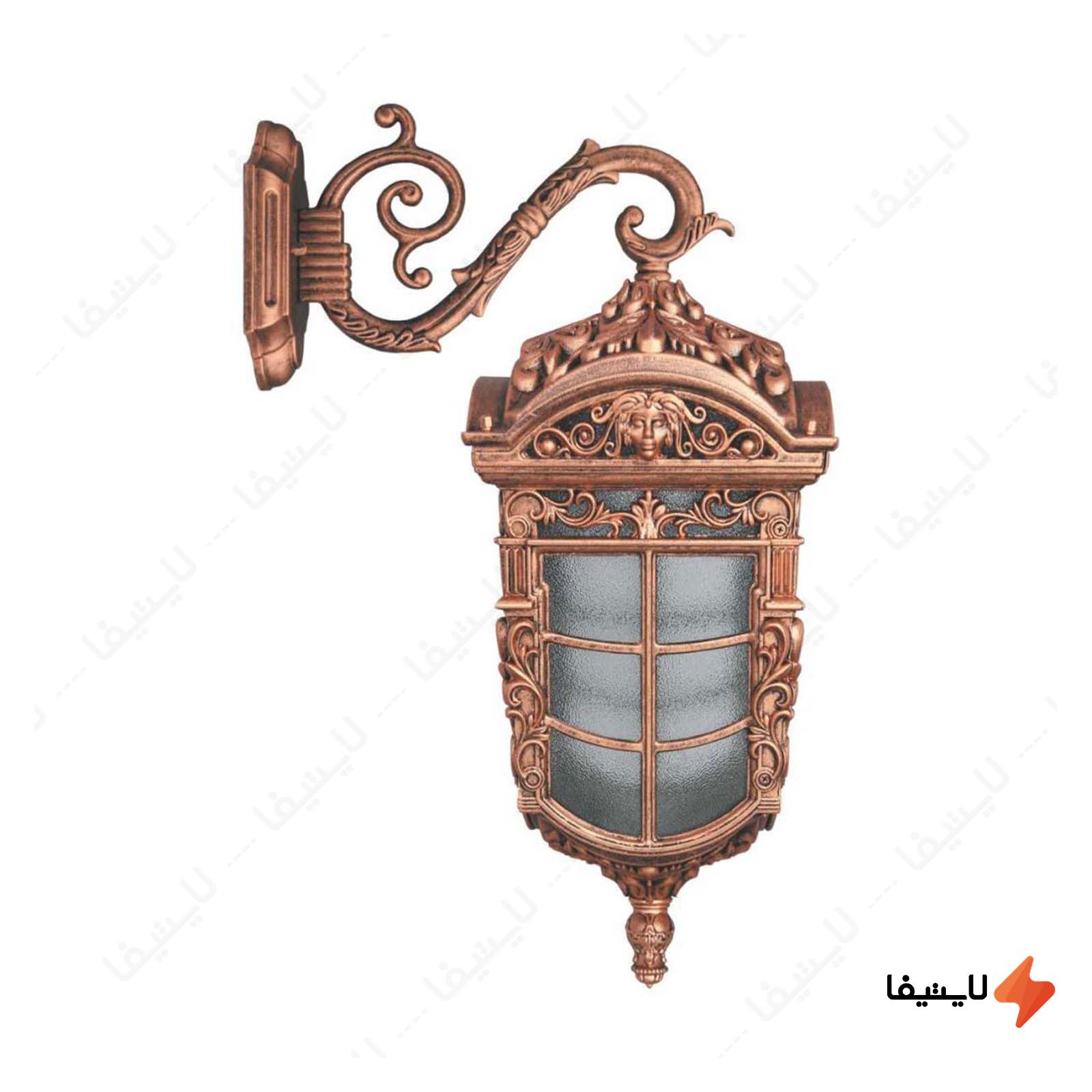 چراغ دیواری حیاطی و پارکی تکشیدفام چراغ-دیواری-حیاطی-و-پارکی-تکشیدفام-مدل-پادرا-کد-8902-15