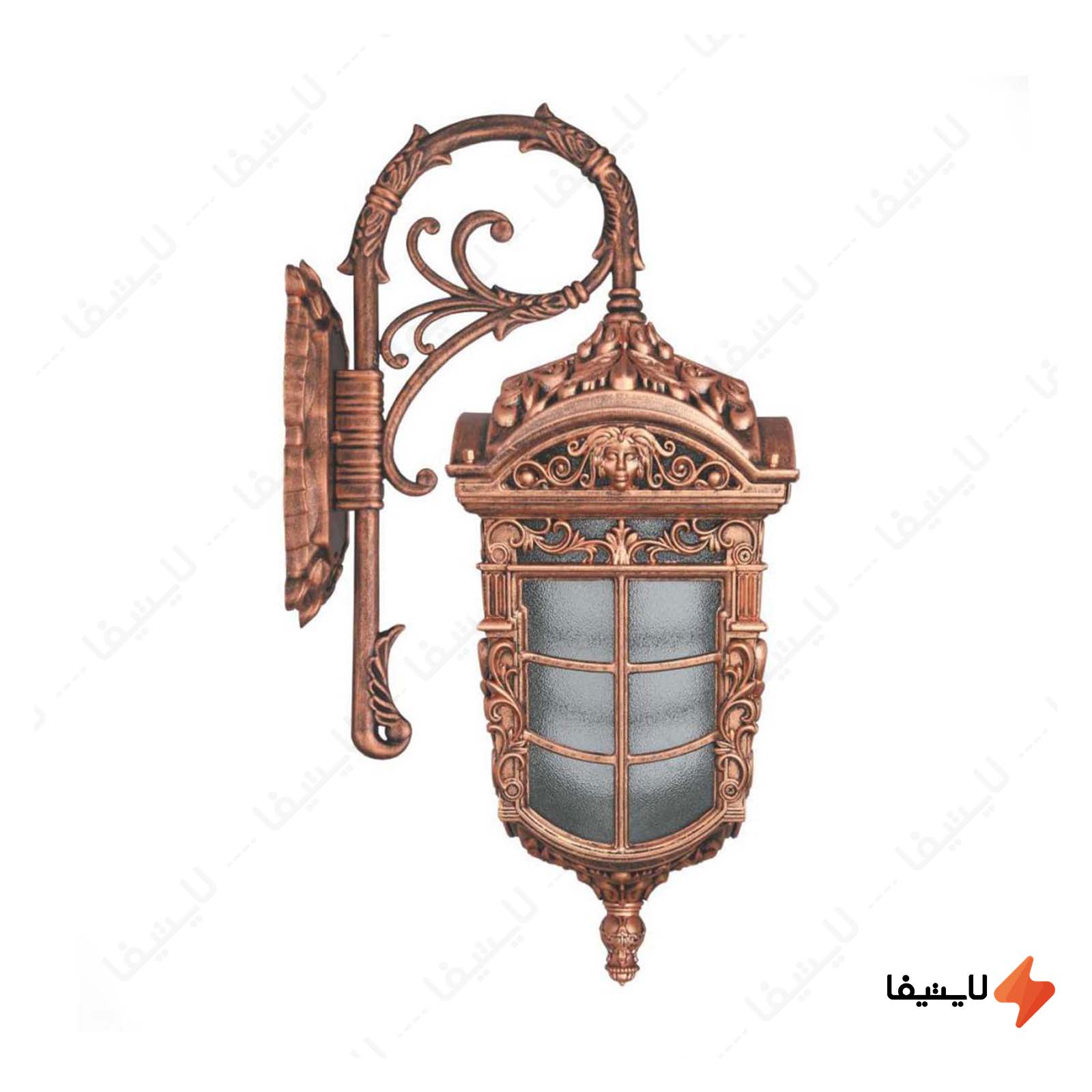 چراغ دیواری حیاطی و پارکی تکشیدفام چراغ-دیواری-حیاطی-و-پارکی-تکشیدفام-مدل-پادرا-کد-8903-15