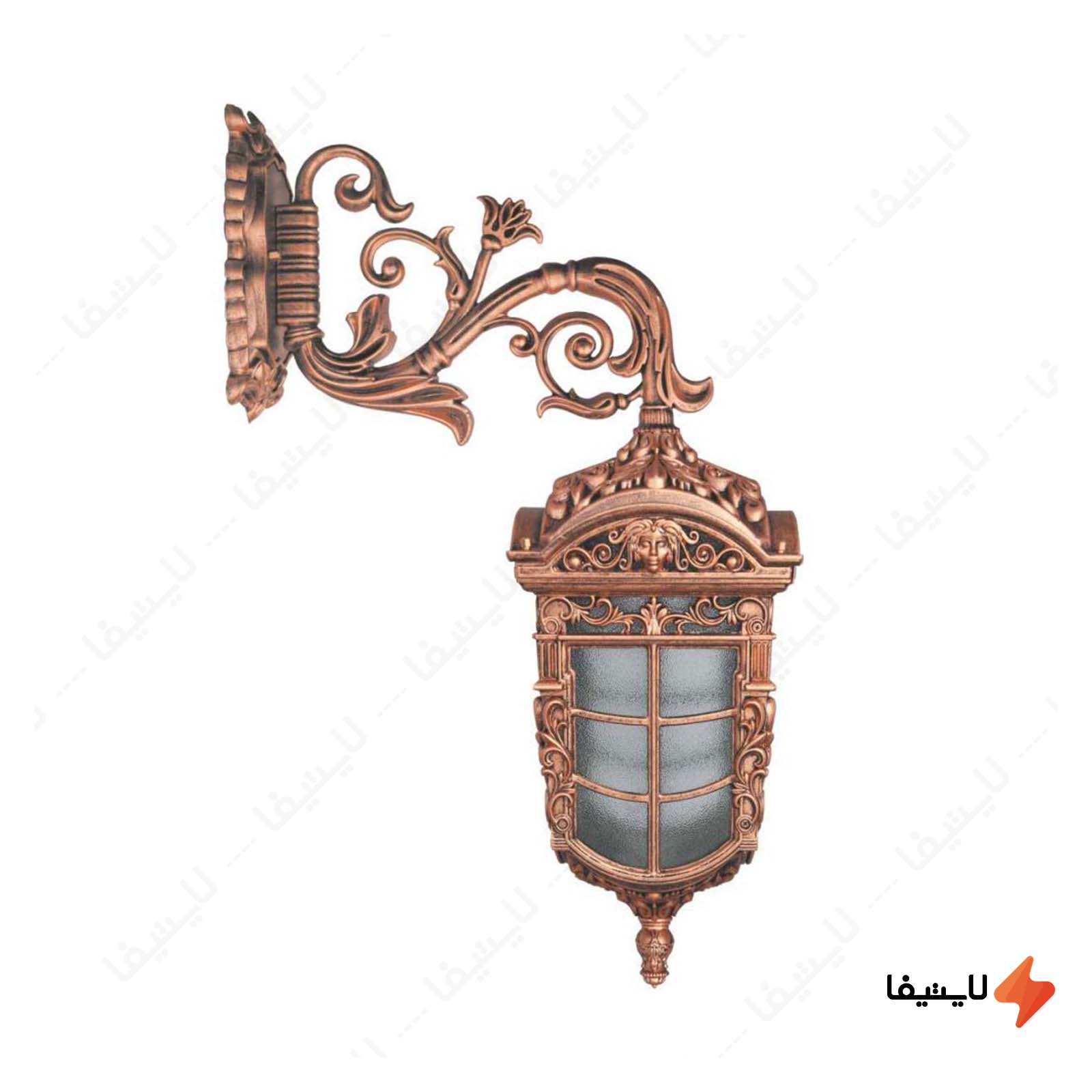 چراغ دیواری حیاطی و پارکی تکشیدفام چراغ-دیواری-حیاطی-و-پارکی-تکشیدفام-مدل-پادرا-کد-8904-15