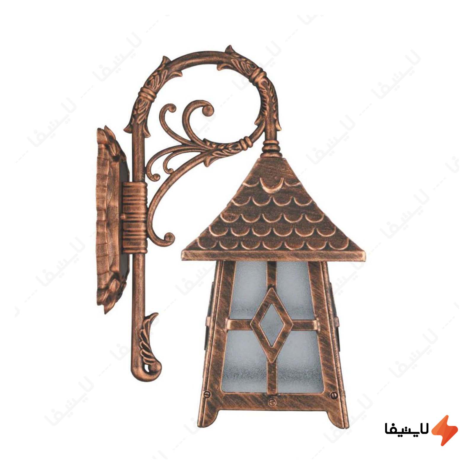 چراغ دیواری حیاطی و پارکی تکشیدفام چراغ-دیواری-حیاطی-و-پارکی-تکشیدفام-مدل-کلبه-کد-8303