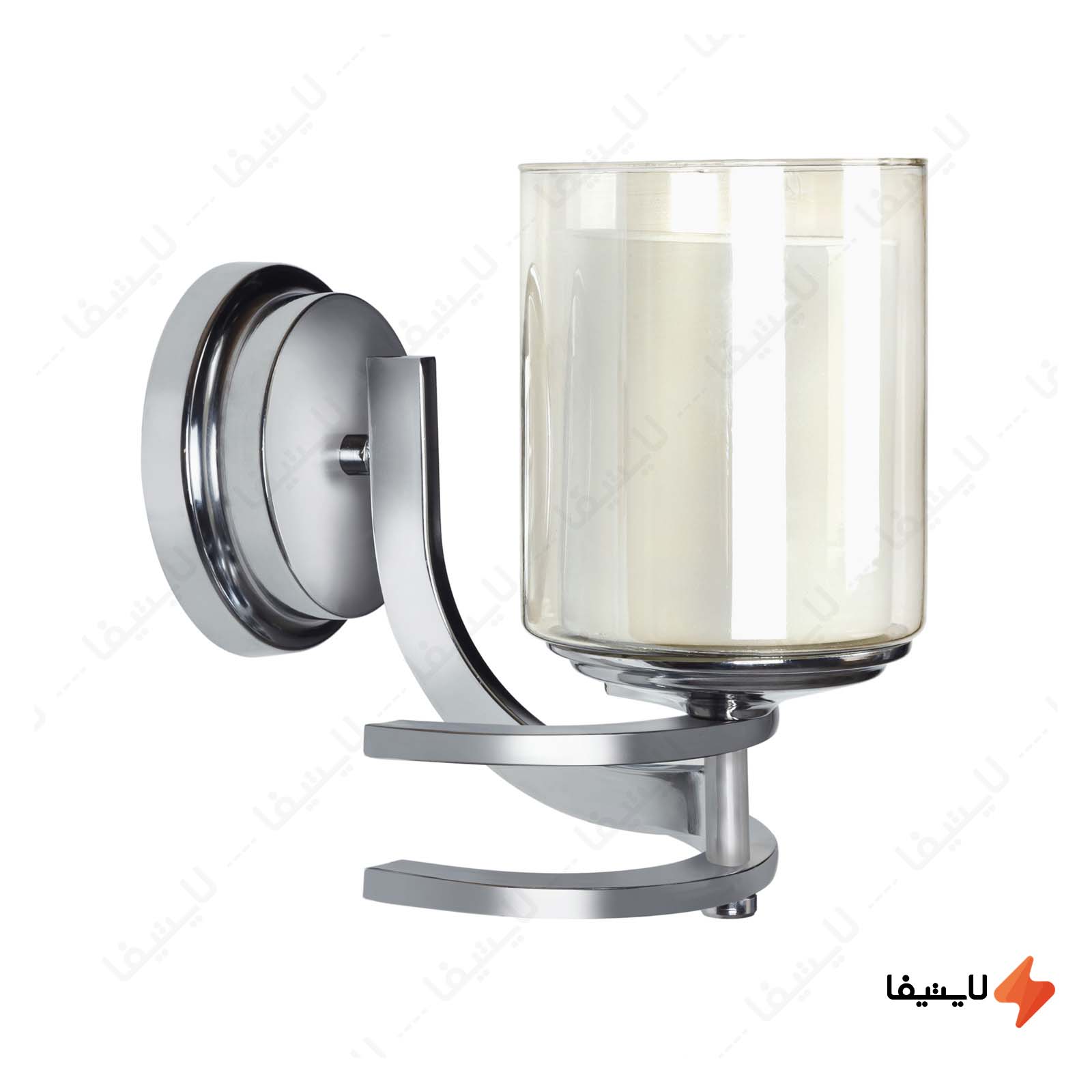 چراغ دیواری فلزی چشمه نور مدل N2667/1 چراغ-دیواری-فلزی-چشمه-نور-مدل-N26671