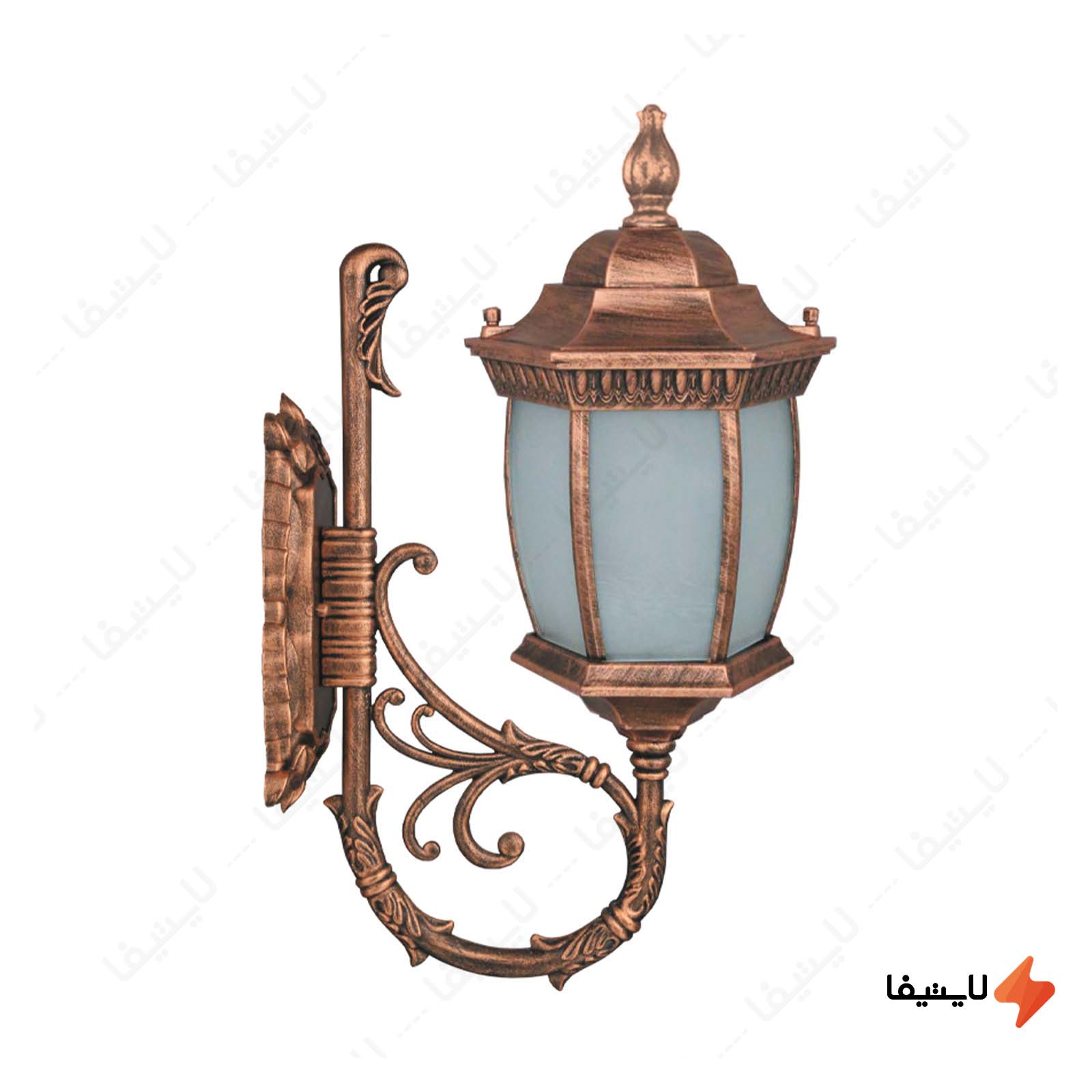چراغ دیواری پارکی تکشیدفام مدل راب چراغ-دیواری-پارکی-تکشیدفام-مدل-رابو-خمره-ای-کد-7703-16