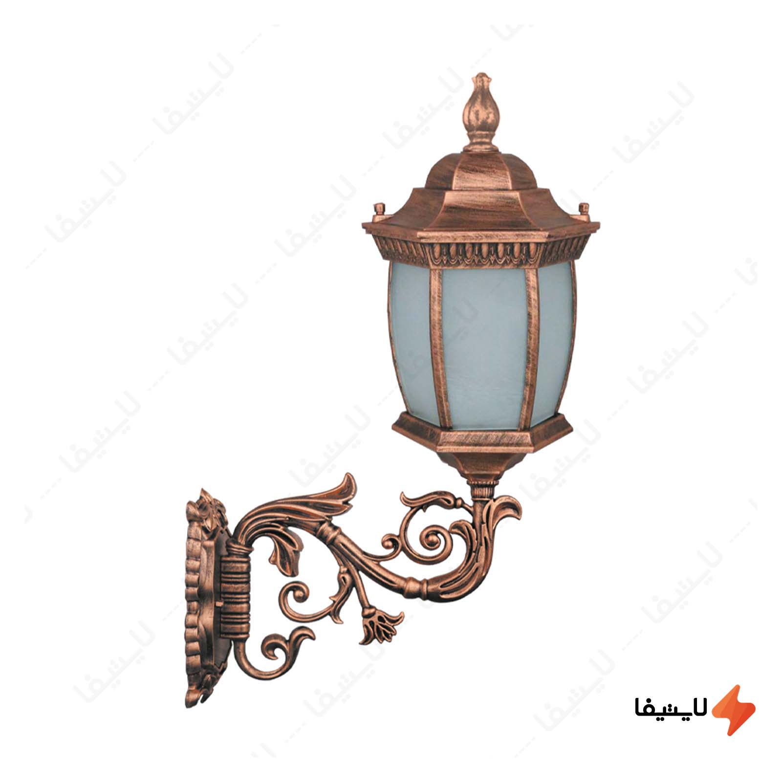 چراغ دیواری پارکی تکشیدفام مدل راب چراغ-دیواری-پارکی-تکشیدفام-مدل-رابو-خمره-ای-کد-7704-16