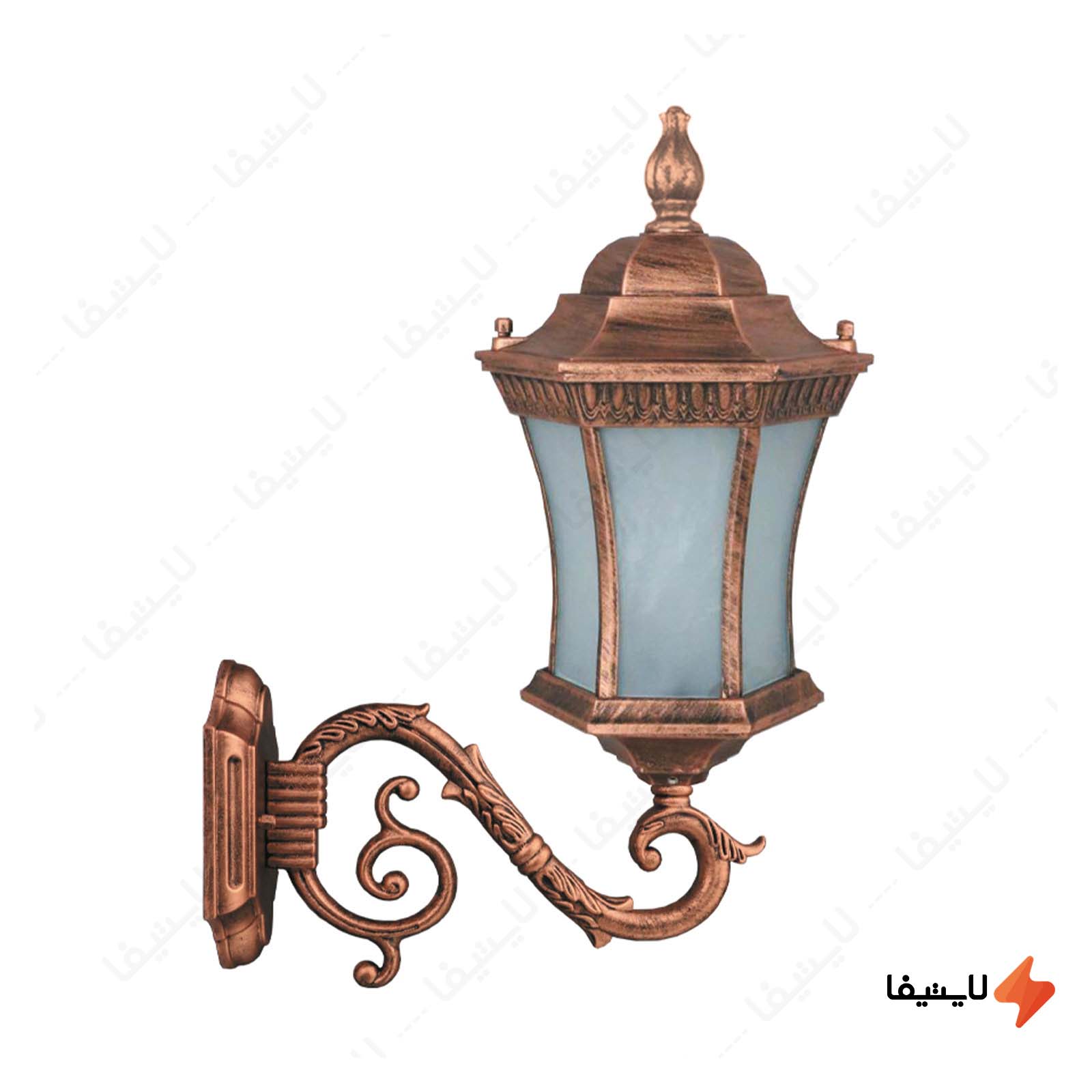 چراغ دیواری پارکی تکشیدفام مدل راب چراغ-دیواری-پارکی-تکشیدفام-مدل-رابو-کمرباریک-کد-7802-16