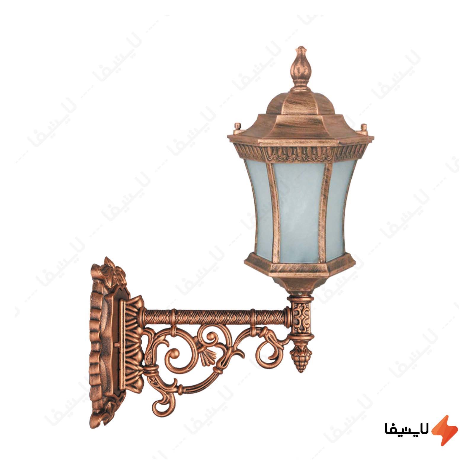 چراغ دیواری پارکی تکشیدفام مدل راب چراغ-دیواری-پارکی-تکشیدفام-مدل-رابو-کمرباریک-کد-7805-16