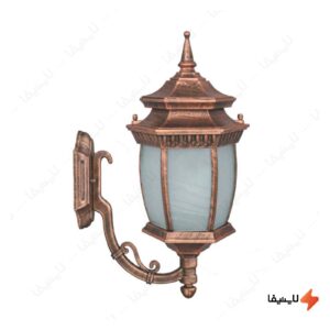 چراغ-دیواری-پارکی-تکشیدفام-مدل-معبد-رابو-خمره-ای-کد-7901-16