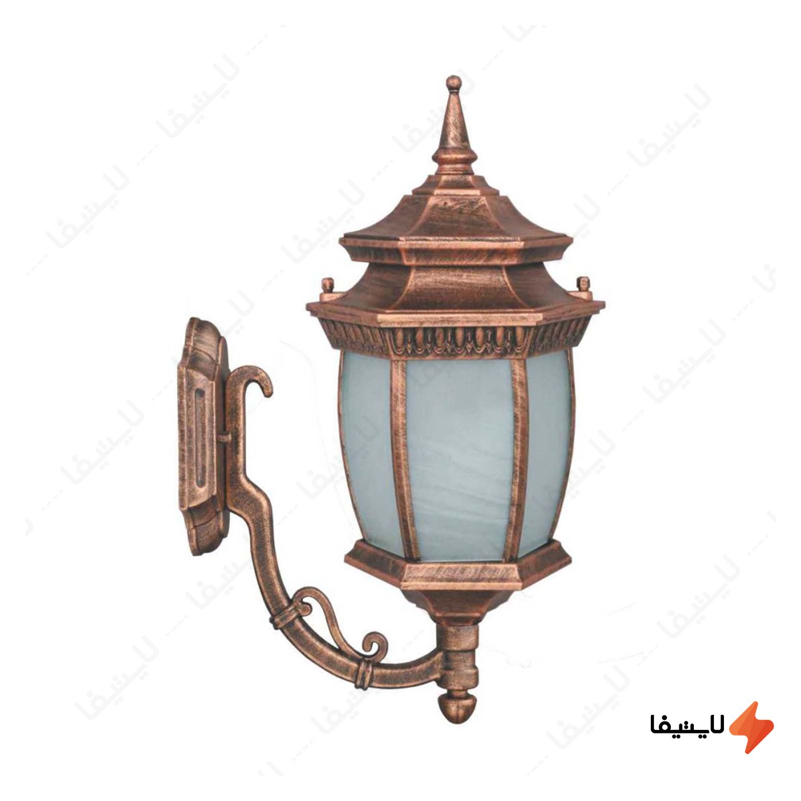چراغ دیواری پارکی تکشیدفام مدل معب چراغ-دیواری-پارکی-تکشیدفام-مدل-معبد-رابو-خمره-ای-کد-7901-16