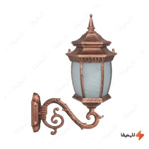 چراغ-دیواری-پارکی-تکشیدفام-مدل-معبد-رابو-خمره-ای-کد-7902-16