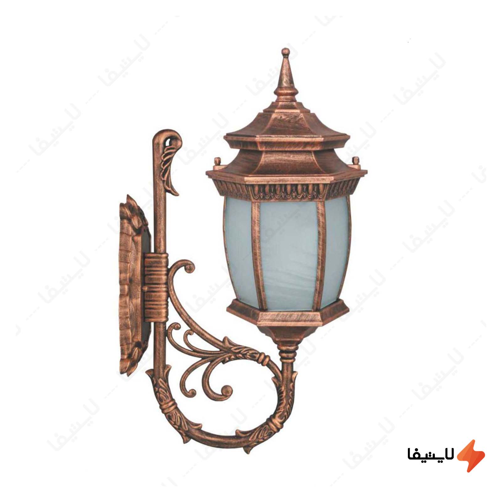 چراغ دیواری پارکی تکشیدفام مدل معب چراغ-دیواری-پارکی-تکشیدفام-مدل-معبد-رابو-خمره-ای-کد-7903-16