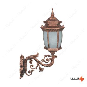 چراغ-دیواری-پارکی-تکشیدفام-مدل-معبد-رابو-خمره-ای-کد-7904-16