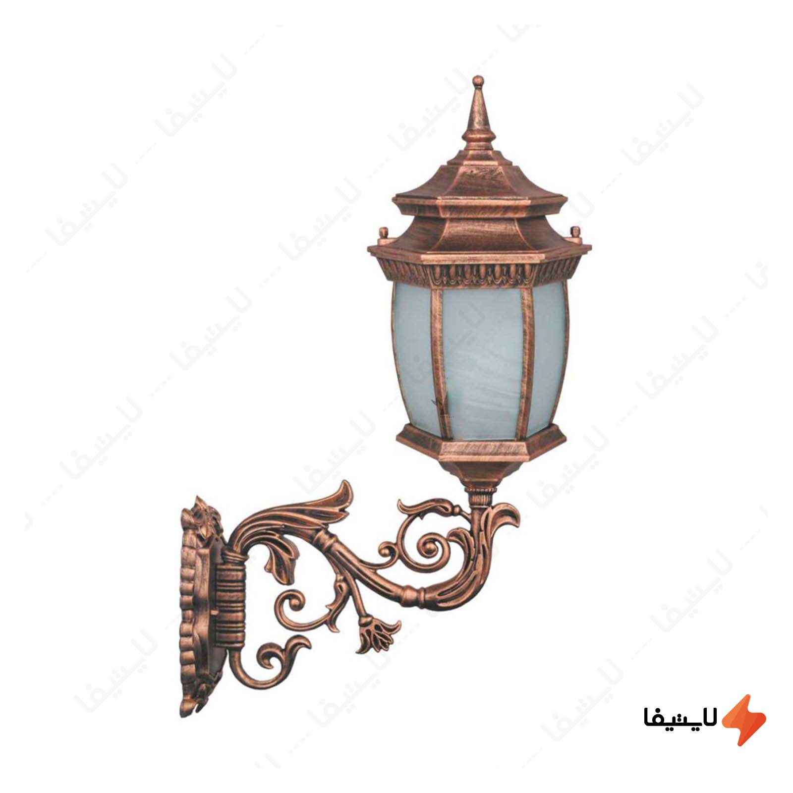 چراغ دیواری پارکی تکشیدفام مدل معب چراغ-دیواری-پارکی-تکشیدفام-مدل-معبد-رابو-خمره-ای-کد-7904-16