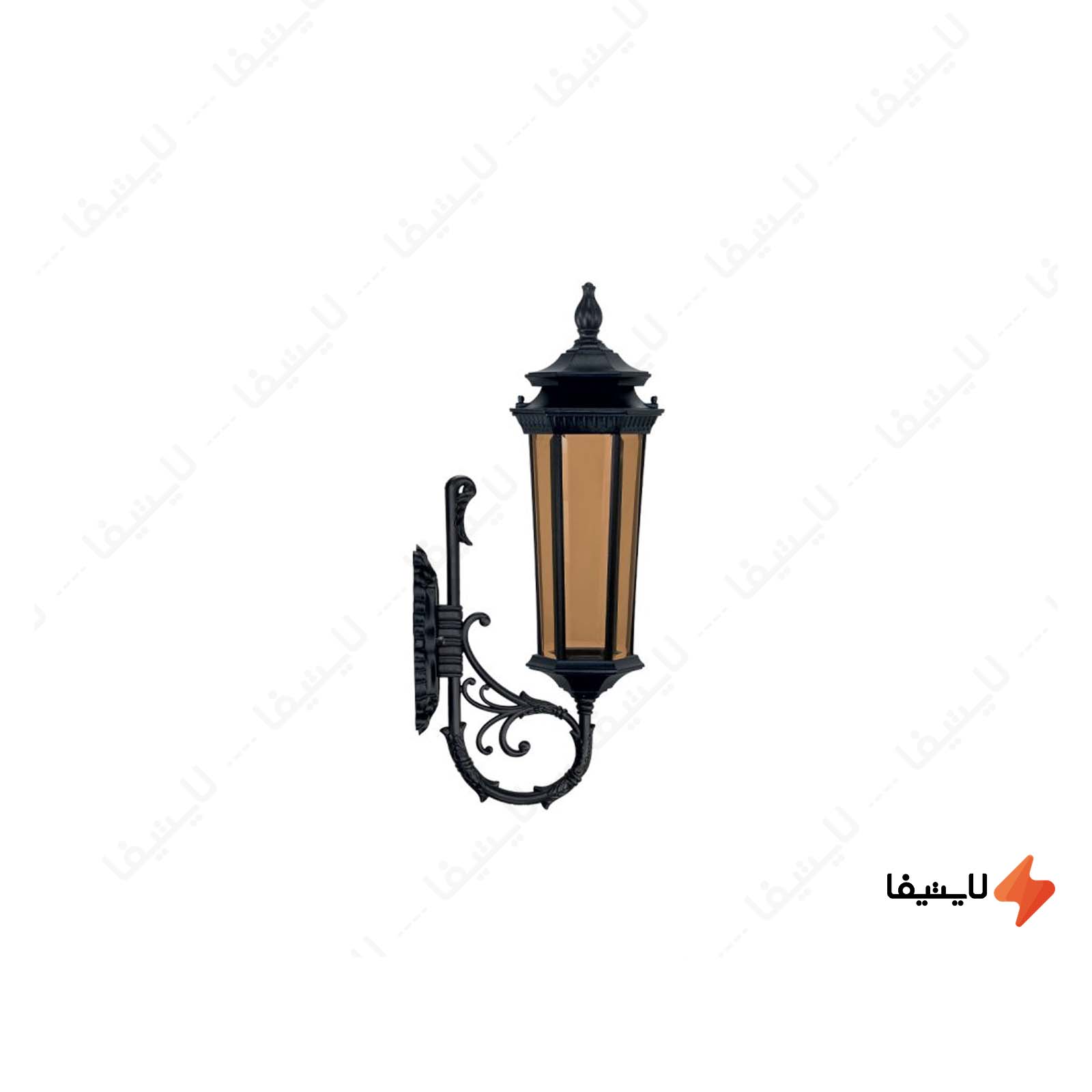 چراغ دیواری پارکی تکشیدفام مدل معب چراغ-دیواری-پارکی-تکشیدفام-مدل-معبد-سورن-کد-1203-16