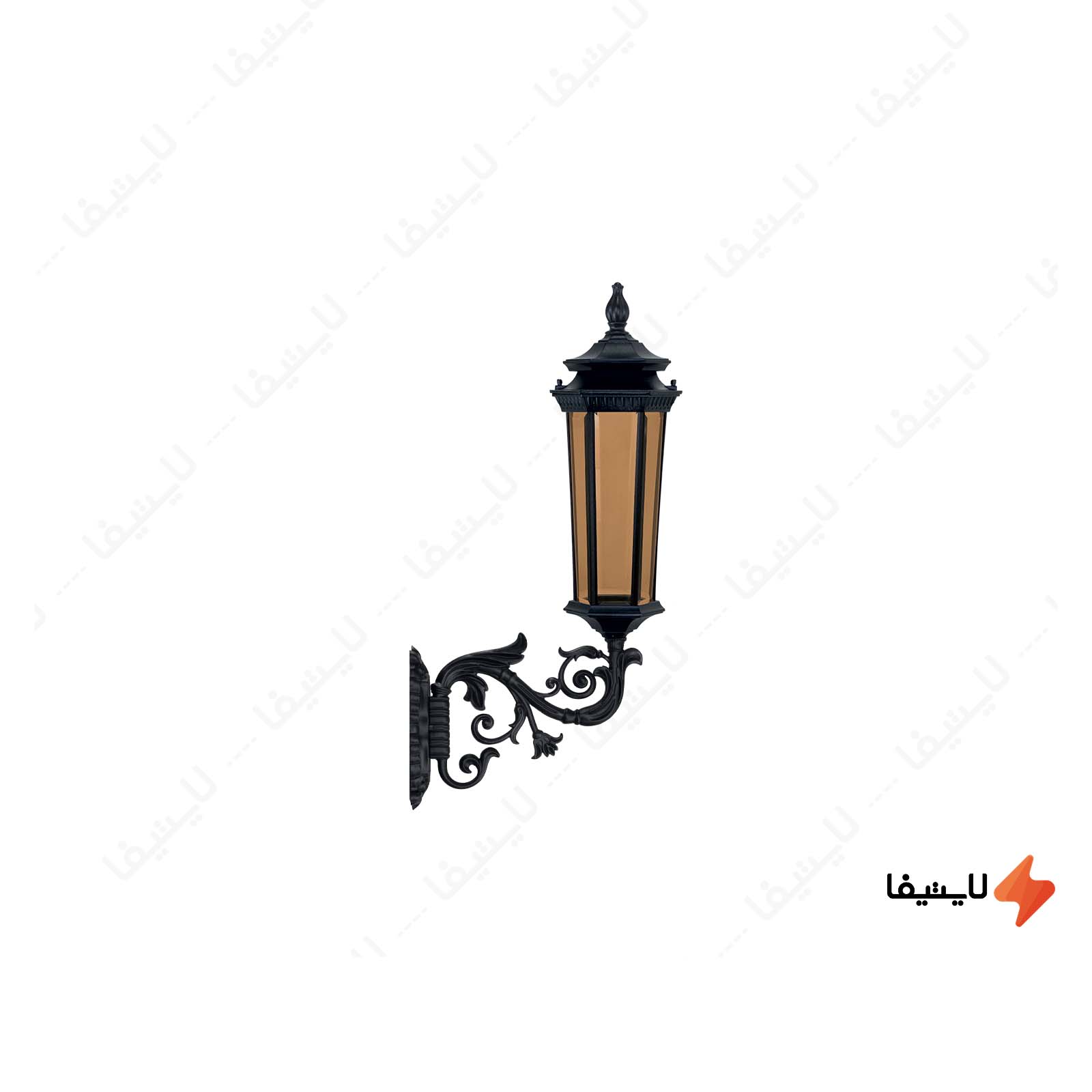 چراغ دیواری پارکی تکشیدفام مدل معب چراغ-دیواری-پارکی-تکشیدفام-مدل-معبد-سورن-کد-1204-16