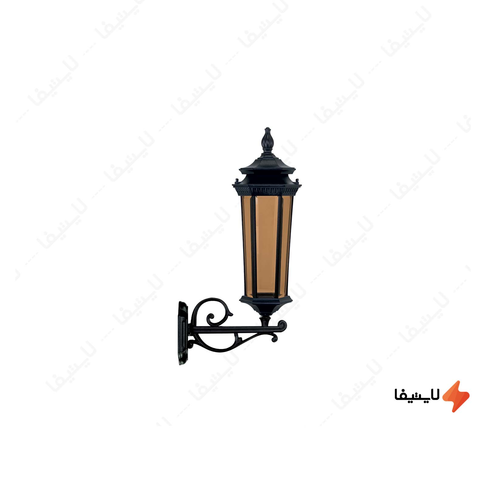 چراغ دیواری پارکی تکشیدفام مدل معب چراغ-دیواری-پارکی-تکشیدفام-مدل-معبد-سورن-کد-1206-16