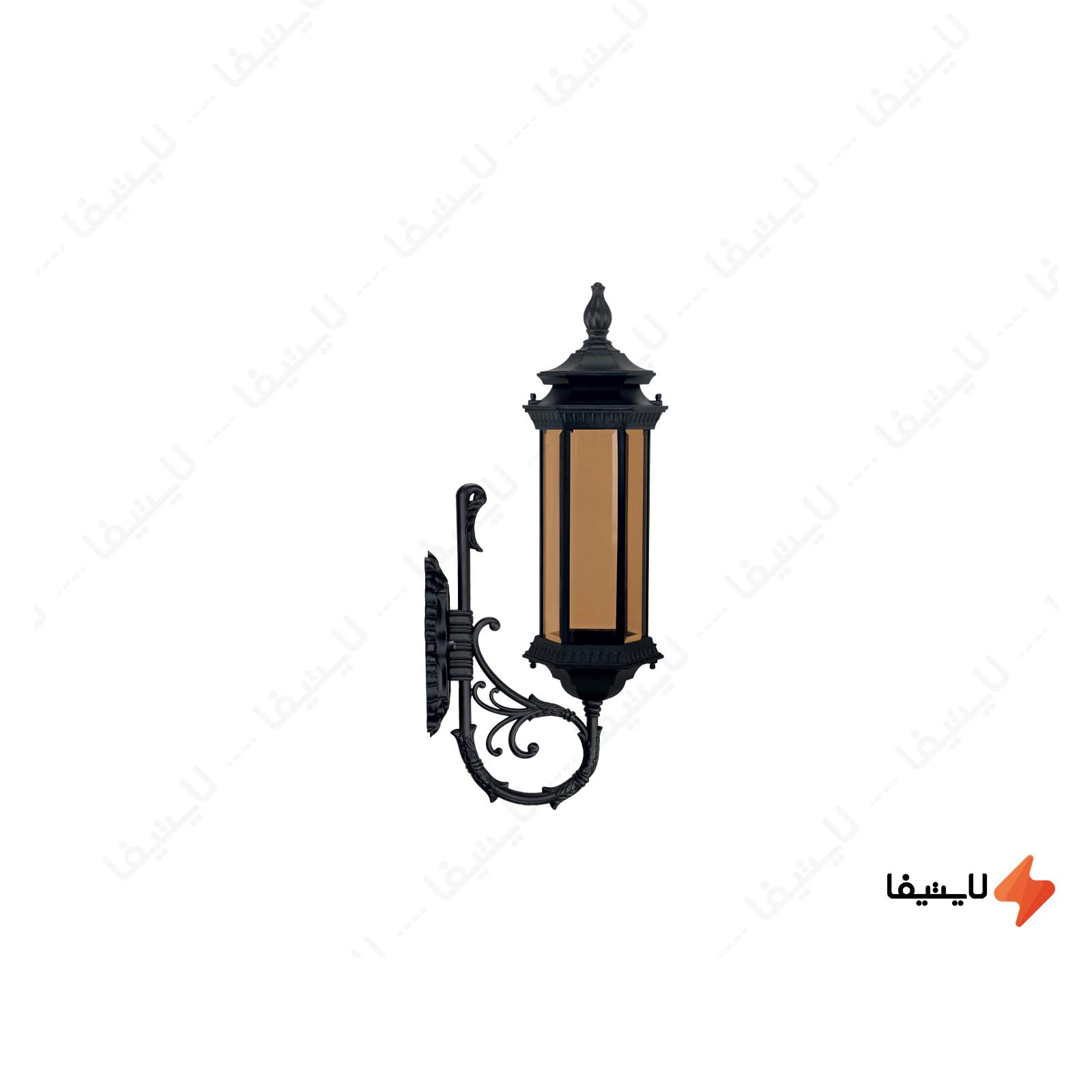 چراغ دیواری پارکی تکشیدفام مدل معب چراغ-دیواری-پارکی-تکشیدفام-مدل-معبد-سورنا-کد-1403-16