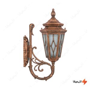 چراغ-دیواری-پارکی-تکشیدفام-مدل-معبد-ویسپر-کد-7403-16
