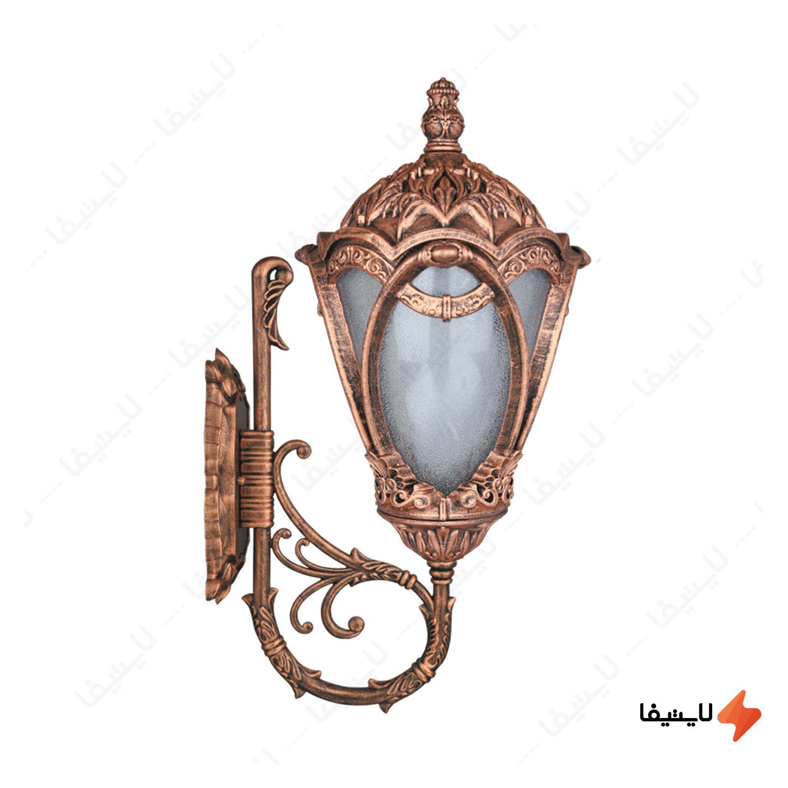چراغ دیواری پارکی تکشیدفام مدل مهر چراغ-دیواری-پارکی-تکشیدفام-مدل-مهرگان-کد-8703-16