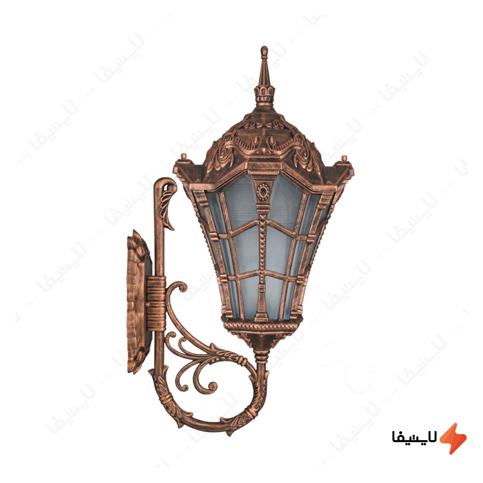 چراغ دیواری پارکی تکشیدفام مدل وست چراغ-دیواری-پارکی-تکشیدفام-مدل-وستا-کد-8603-16